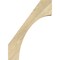 Ekena Millwork 6"W x 22"D x 30"H Westlake Rough Sawn Knee Brace, Douglas Fir BRC06X22X30WTL00RDF - alternate 2